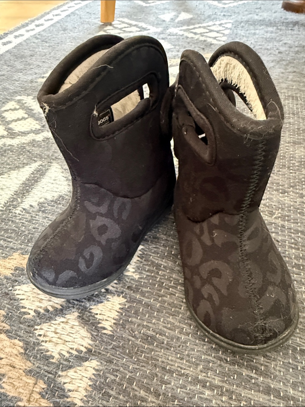 Bogs Black Kids Rain & Snow Boots